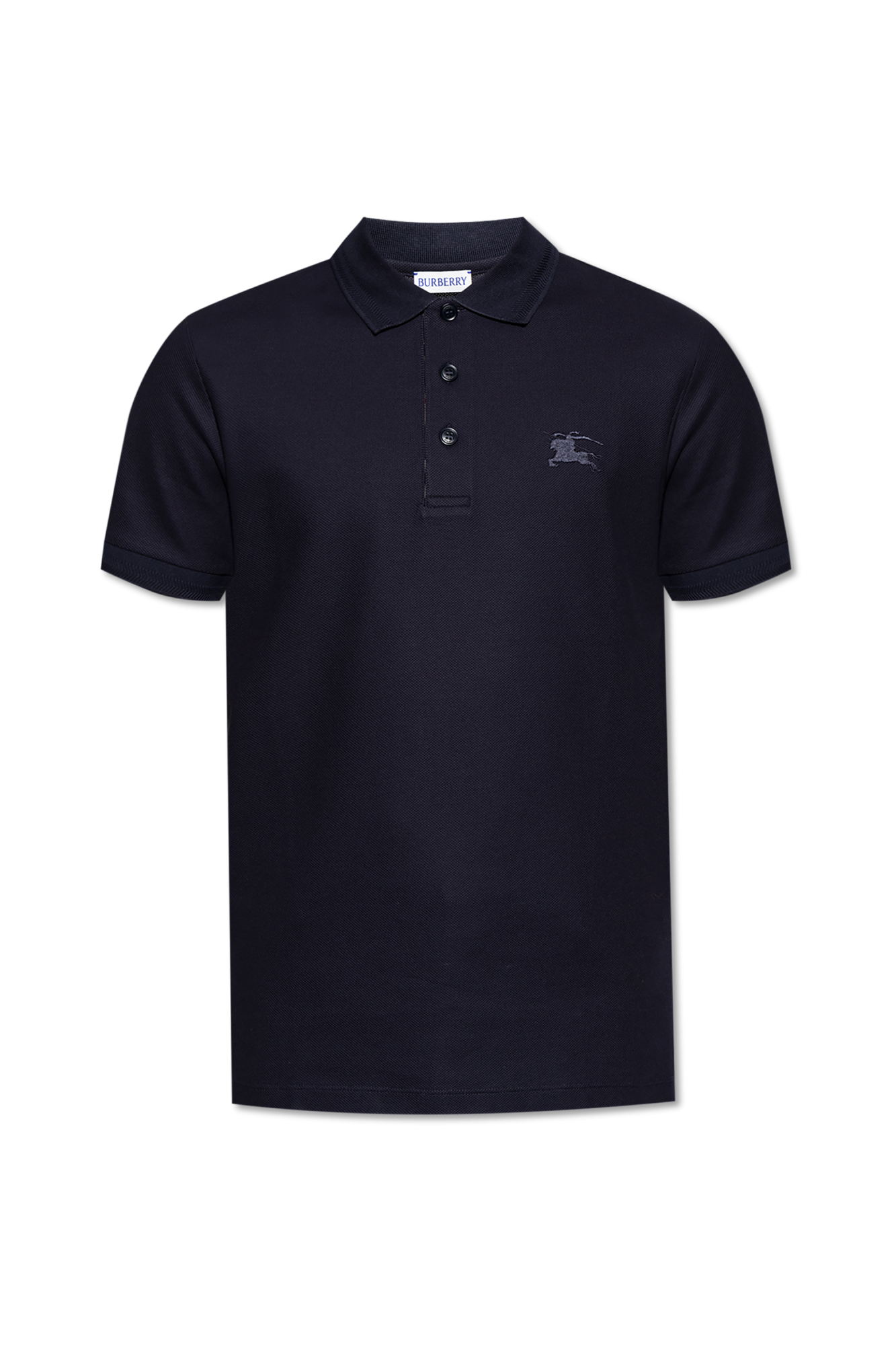 Tシャツ・カットソー BURBERRY Embroidered Cotton Polo Shirt Burberry Logo Embroidered Short Sleeved Polo Shirt, Size